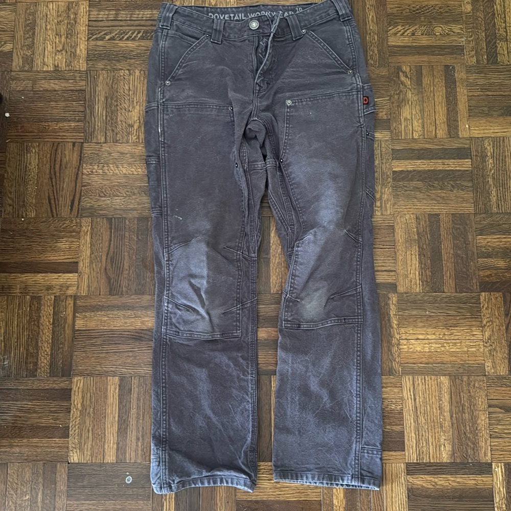 Britt Utility Grey Canvas 10/30 (size 10 inseam 30)